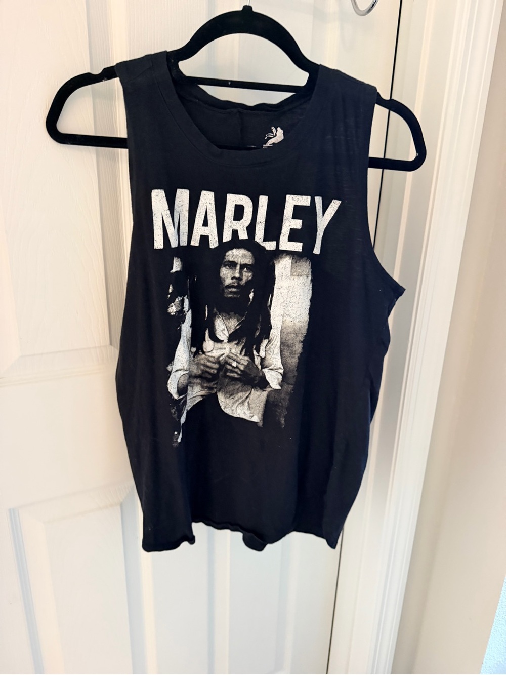 Zion Rootswear Black Marley Graphic Muscle Tank - Picture 2 of 3